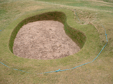 Planung von Potbunkern in Revetted-Bauweise